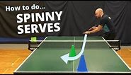 How to get more spin on your serves