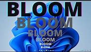 Bloom Windows 11 Desktop Wallpaper | How to bloom Windows 11 logo | Animated Wallpaper Windows 11