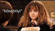hermione granger saying "honestly"