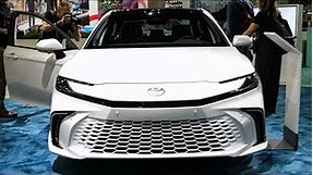 New 2025 Toyota Camry XSE AWD White | Exterior and Interior