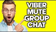 How To Mute Group Chat in Viber (2023)