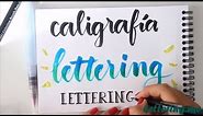 ✅ Curso de lettering - Lección 1: Diferencias entre caligrafía y lettering