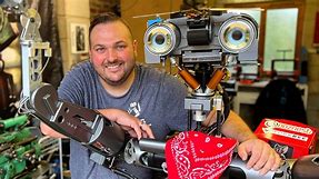 Man builds Johnny 5 robot from Short Circuit film