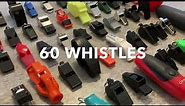 World's Biggest Referee Whistle Sound Test - Molten, Fox 40, Acme, HyperWhistle… dB Comparision