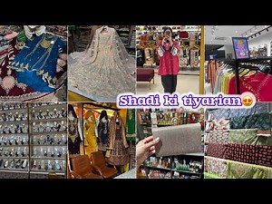 Shadi ki tiyarian😍| Baari ka dresses lena shuru kr diya | Bridal dress bhi final krlia