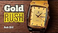 Affordable Gold Tone Mens Watch Review | WWOOR 8837 - Surprising Vintage Look Quartz