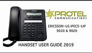 Ericsson-LG iPECS-LIP 9010 & 9020 Handset User Guide 2019
