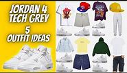 How to Style Jordan 4 White Oreo / How to Style Air Jordan 4 Tech Grey | Jordan 4 White Oreo Outfits