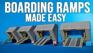 Modular BOARDING RAMPS Made Easy !!! - Space Engineers