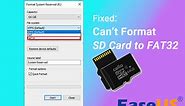 How to Format SD Card to FAT32 Successfully? [2024]