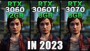 RTX 3060 12GB vs RTX 3060 Ti 8GB vs RTX 3070 8GB - Tested in 15 games