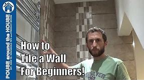 How to tile a bathroom/shower wall, a beginners guide. Tiling made easy for the DIY enthusiast!