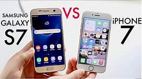 iPhone 7 Vs Samsung Galaxy S7! (6 Years Later Comparison)