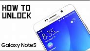 How To Unlock Galaxy Note 5 - At&t, T-mobile, Verizon ,Any GSM Carrier