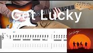 Daft Punk - Get Lucky (guitar cover with tabs & chords)