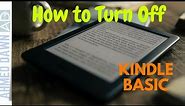 How to Turn Off a Kindle Basic | Kindle Tips & Tricks