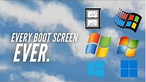 Every Windows Startup Screen! (Windows 1.0 - Windows 11 + Betas)
