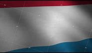 Netherlands national flag. Netherlands Dutch Flag Realistic Animation waving in the wind