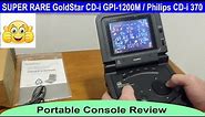 SUPER RARE GoldStar CD-i GPI-1200M / Philips CDi 370 Portable Console in Box Review