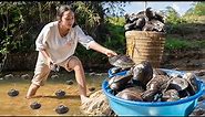 Harvesting GIANT CLAM, Harvesting GOOSE EGGS...Go To Market Sell | Farm Life: Cooking & Gardening
