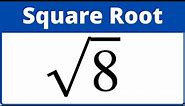 Square Root of 8