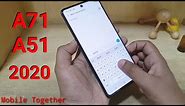 Samsung A71 & A51 keyboard Settings 2020