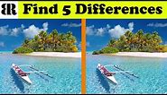 Find The Difference | Spot 5 Differences | Very Hard - Only Geniuses Find ALL | 10 Rounds | Holiday