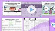 PlanIt Maths Year 4 Measurement Lesson Pack 20: Digital to Analogue