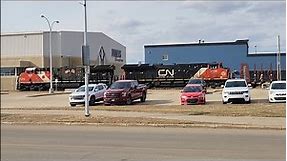CN 3233 Leads A Westbound Local