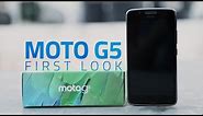 Moto G5: Unboxing and First Look
