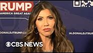 Kristi Noem explains why she's in Iowa campaigning for Trump