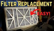 How to Easily Change Your AC Filter / Aprilaire 2400/ Easy DIY