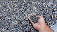 1/2" Mexican Beach Pebbles & Black Criva