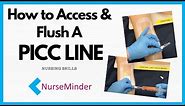 How To Flush a PICC line (peripherally inserted central catheter)