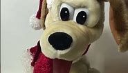 Kids of America Animated Christmas Hound Dog Dances Barks Jingle Bells Tongue moves
