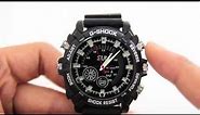 Review of Spy G-shock Full HD 1080p Night Vision Waterproof Watch with video demo