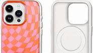 Sonix Case for iPhone 15 Pro | Compatible with MagSafe | 10ft Drop Tested | Checkered | Checkmate Pink