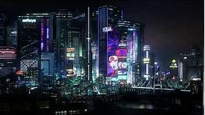 Cyberpunk 2077 Night City 4K animated wallpaper
