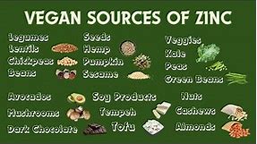 Plant-Powered Zinc Meeting Your Daily Requirements the Vegan Way Discover Vegan Zinc Sources