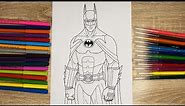 Superhero Batman coloring book