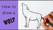 Beginners' - How to Draw a Wolf