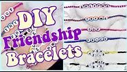 How to Make 3 EASY Friendship Bracelets! (VSCO inspired, adjustable!)