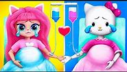 Hello Kitty and Angela Become Moms! 31 DIYs for LOL Surprise