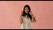 Young Woman gives enthusiastic thumbs up Stock Video | Crazy Smile Copyright free video | Pixadisc