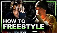 How To FREESTYLE RAP In 10 Mins. Or LESS (For Beginners)
