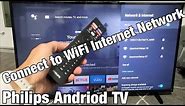 Philips Android TV: How to Connect to WiFi Internet Network