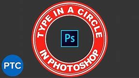 How To Type In a Circle In Photoshop - Text In a Circular Path Tutorial