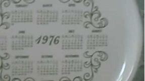 1976 Calendar Plate