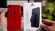 Adidas iPhone XR Grip Case Unboxing! Kickstand and Grip Holder!