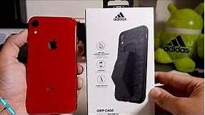 Adidas iPhone XR Grip Case Unboxing! Kickstand and Grip Holder!